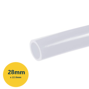 灵活的纽约LON TUBING Natural 28mm OD X 22mm ID X 30 MTR